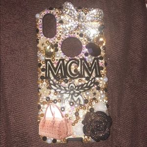 Customized mcm iPhone X case